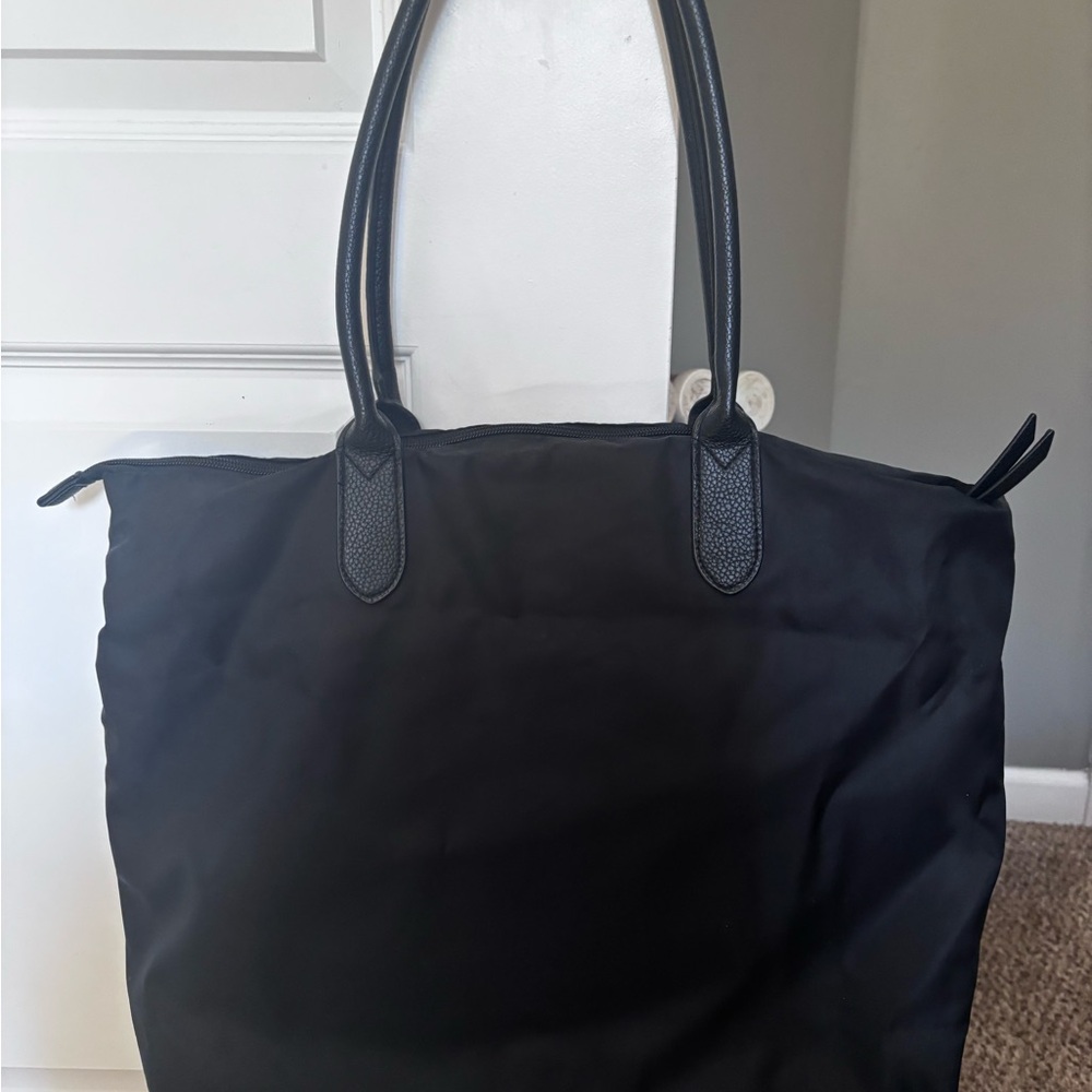 Elegant Black Tote Bag